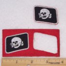 SKULLS COLAR PATCHES SET OUTLAW MC 1%ER FOR BIKER MOTORCYCLE JACKET VEST 2 SS