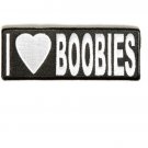 I Love Boobies Patch Biker Motorcycle Biker vest jacket Patches Funny