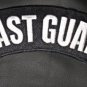 Coast Guard Patch White on Black Rocker Patch Large for Jacket Vest Biker