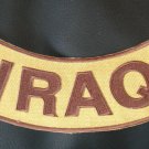 Iraq War Veteran Rocker Patch Combat Color for Biker Jacket  Vest  size 11"