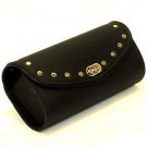Motorcycle Tool Bag Front Fork Bag Twist Closure Studded Unlined TLB499S