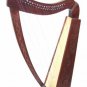 Large 22 Strings Harp Solid Wood Celtic Irish rose Harp Engraved wood new