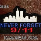 NEVER FORGET 9/11 Small Badge for Biker Vest Motorcycle Patch