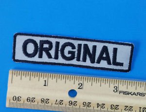 Original Patch Motorcycle Reflective Patches for Jacket vest Night Visiblity