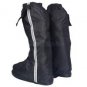Rain Boot covers for Motorcycle Rididng black with reflective visibility XL