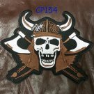 VIKING SKULL Battle Axes for Biker Motorcycle Vest Jacket Back Patches