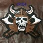 VIKING SKULL Battle Axes for Biker Motorcycle Vest Jacket Back Patches