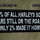 98% OF ALL HARLEYS Small Badge for Biker Vest Jacket Motorcycle Patch
