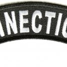 Connecticut State Rocker Patch Sml Embroidered Motorcycle Biker Vest Patch SR710