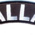 Dallas City Patch Rocker Sml Embroidered Motorcycle Biker Vest Patches SR763
