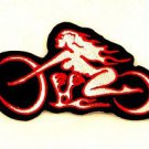 Tribal Style Female Motorcycle Small Badge Biker Vest Jacket Patch SB825