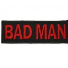 Bad Man Patch Red and black Biker Motorcycle vest jacket Patches Funny