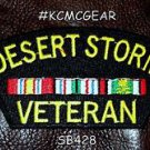 DESERT STORM VETERAN Small Badge for Biker Motorcycle Patch