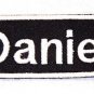 DANIEL Name Tag Patch Iron on or sew on for Shirt Jacket Vest New Name Patches