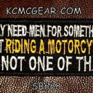 I MAY NEED MEN Small Badge for Biker Vest Jacket Motorcycle Patch