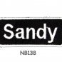 SANDY Name Tag Patch Iron or sew on for Shirt Jacket Vest New BIKER Patches 145