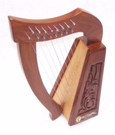 Children's tarter Harp 8 strings for Children with Bag Tuning key extra strings
