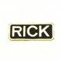RICK Name Tag Patch Iron on or sew on for Shirt Jacket Vest New Name Patches