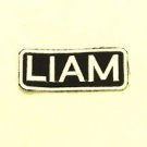 LIAM Name Tag Patch Iron on or sew on for Shirt Jacket Vest New Name Patches