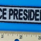REFLECTIVE VICE PRESIDENT MOTORCYCLE JACKET LEATHER VEST MORALE BIKER PATCH