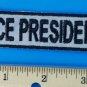 REFLECTIVE VICE PRESIDENT MOTORCYCLE JACKET LEATHER VEST MORALE BIKER PATCH