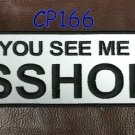 CAN YOU SEE ME NOW REFLECTIVE for Biker Motorcycle Vest Jacket Back Patches 10”