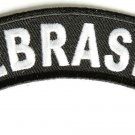 Nebraska State Rocker Patch Sml Embroidered Motorcycle Biker Vest Patch SR730