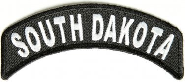 South Dakota State Rocker Patch Sml Embroidered Motorcycle Biker Vest Patches