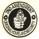 2nd amendment original homeland security Small Badge Biker Vest Motorcycle Patch