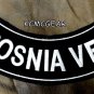BOSNIA VET Bottom Rocker for Biker Motorcycle Vest Jacket Back Patch BR437