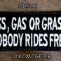 Ass Gas or Grass Small Badge for Biker Vest jacket Motorcycle Patch