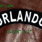 Embroidered Orlando Top Rocker Small Biker Patches for sleeve