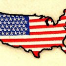 USA Boarder Flag Small Badge for Biker Vest Jacket Patch SB730
