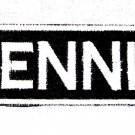 DENNIS Name Tag Patch Iron on or sew on for Shirt Jacket Vest New Name Patches