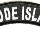Rhode Island State Rocker Patch Sml Embroidered Motorcycle Biker Vest Patch 742