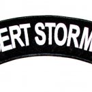 Desert Storm vet Patch Top Rocker Back Patch for Vest Jacket TR358 no border