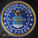 US AIR FORCE for Biker Motorcycle Vests Jackets Military Back Rocker Patches 10"