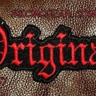 ORIGINAL Red and Black Small Badge for Biker Vest Jacket Motorcycle Patch