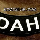 IDAHO ROUND CORNERS Back Patch Bottom Rocker for Biker Veteran Vest Jacket 10"