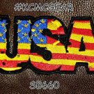 USA Small Badge for Biker Vest Motorcycle Patch