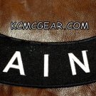 MAINE ROUND CORNERS Back Patch Bottom Rocker for Biker Veteran Vest Jackets 10"