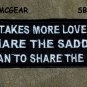 IT TAKES MORE LOVE Small Badge for Biker Vest Jacket Motorcycle Patch