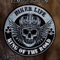 Biker Life King of the Road Small Badge for Biker Vest Jacket Motorcycle Patch