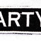 ARTY Name Tag Patch Iron or sew on for Shirt Jacket Vest New BIKER Patches