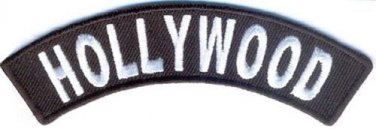 Hollywood Rocker Patch Small Embroidered Motorcycle NEW Biker Vest Patch