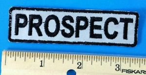 REFLECTIVE PROSPECT MOTORCYCLE BIKER JACKET LEATHER VEST MORALE BIKER PATCH