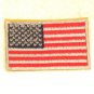 US Flag Red silver and blue Small Badge Biker Vest Jacket Motorcycle Patch