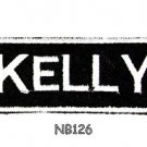 KELLY Name Tag Patch Iron or sew on for Shirt Jacket Vest New BIKER Patches