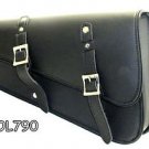 Motorcycle Two Strap Leather Solo Bag for Harley Sportster XL1200T SuperLow
