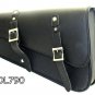 Motorcycle Two Strap Leather Solo Bag for Harley Sportster XL1200T SuperLow